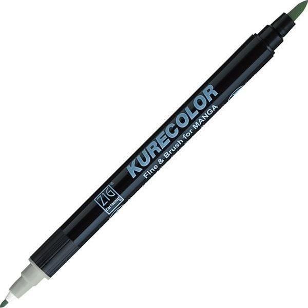 Zig Kurecolor Fine & Brush for MANGA Marker Çizim Kalemi 801 Light Gray - Image 1