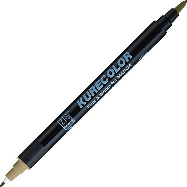 Zig Kurecolor Fine & Brush for MANGA Marker Çizim Kalemi 843 Brick Beige - Image 1