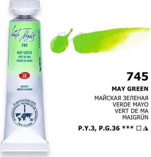 St. Petersburg White Nights Extra-Fine Tüp Sulu Boya 10 Ml May Green 745 - Image 1