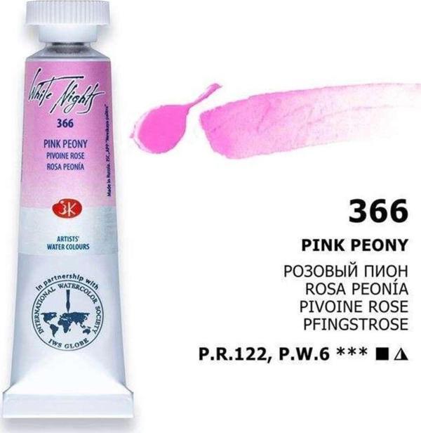 St. Petersburg White Nights Extra-Fine Tüp Sulu Boya 10 Ml Pink Peony 366 - Image 1