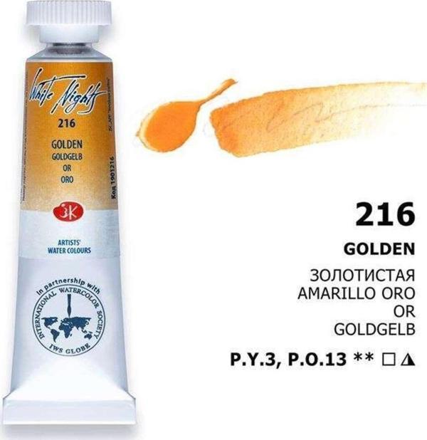 St. Petersburg White Nights Extra-Fine Tüp Sulu Boya 10 Ml Golden 216 - Image 1