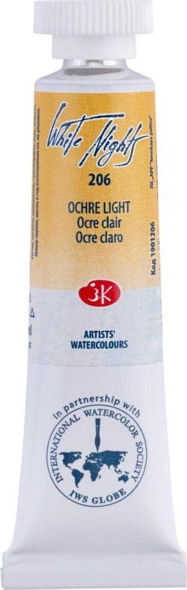 St. Petersburg S.P. Whıte Nıght Watercolor Tube 10Ml S1 206 Ochre Lıght - Image 1