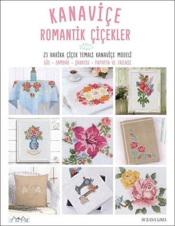 Kanaviçe Romantik Çiçekler - Tuva Tekstil - Image 1