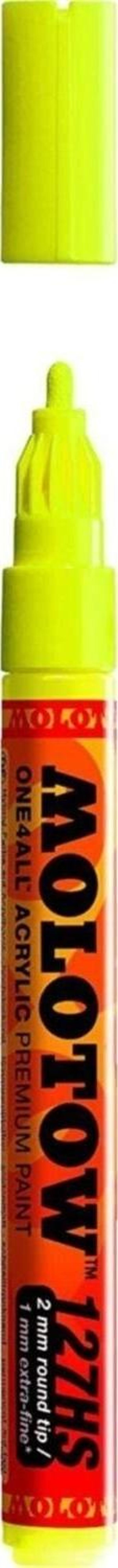Molotow 127Hs One4All Akrilik Marker Kalem 2 Mm Fluorescent Yellow 220 - Image 1