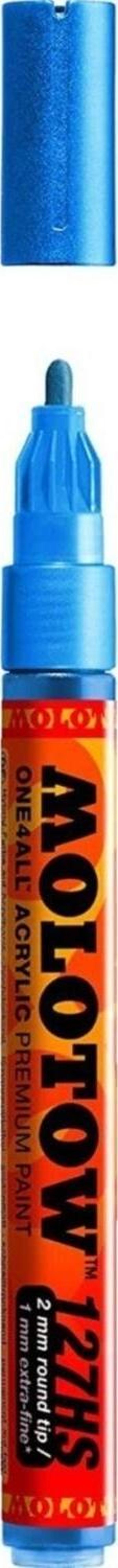 Molotow 127Hs One4All Akrilik Marker Kalem 2 Mm Metallic Blue 224 - Image 1