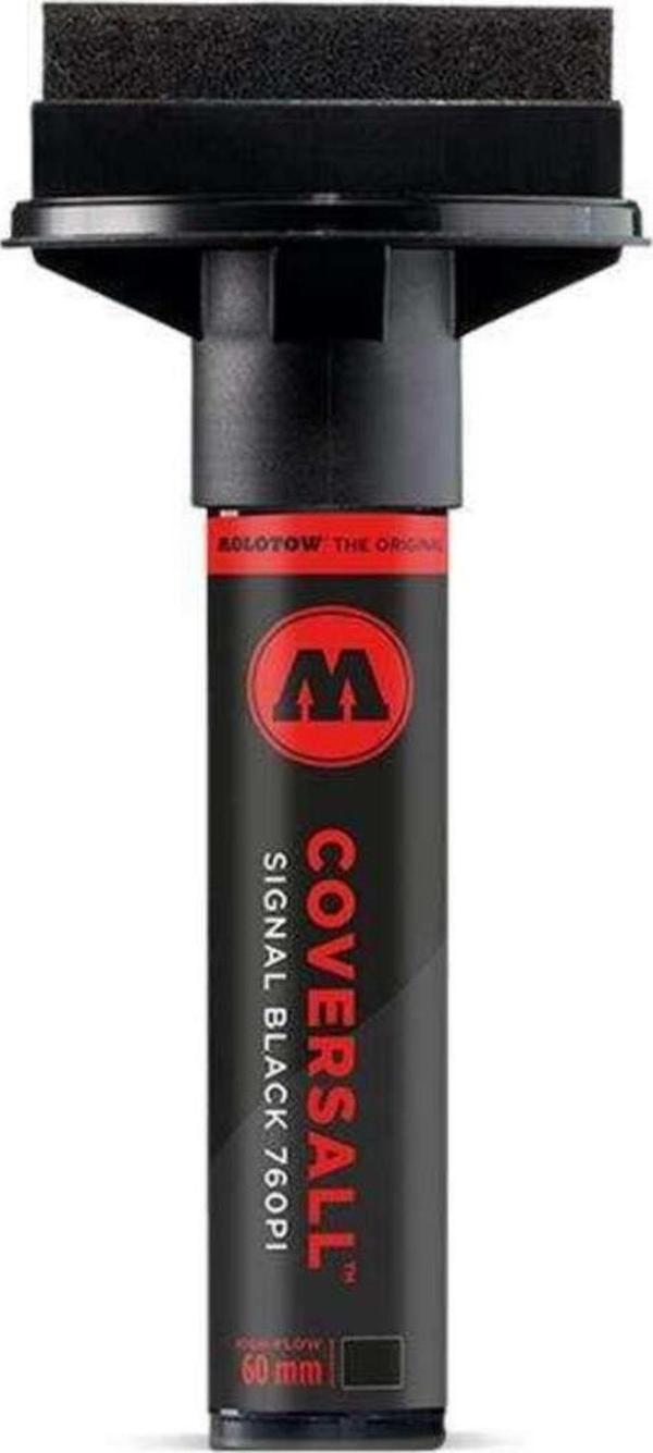 Molotow 760Pı Coversall Graffiti Tagmarker Kalem 60 Mm Signal Black - Image 1