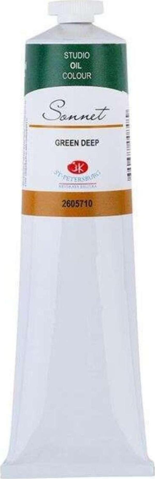 St. Petersburg S.P.Sonnet Studıo Oıl Colour 120Ml 710 Green Deep - Image 1