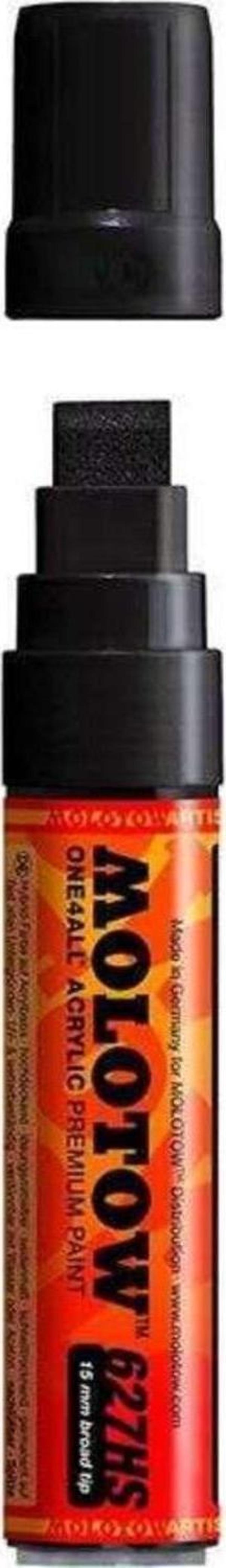 Molotow 627Hs One4All Düz Uç Akrilik Marker Kalem 15 Mm Signal Black 180 - Image 1