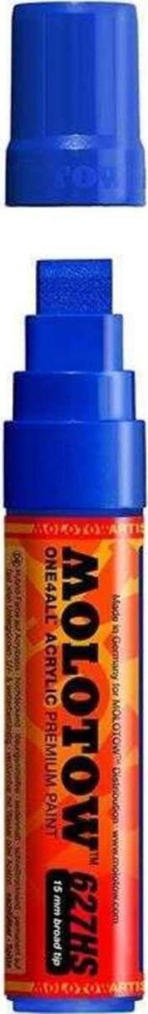 Molotow 627Hs One4All Düz Uç Akrilik Marker Kalem 15 Mm True Blue 204 - Image 1