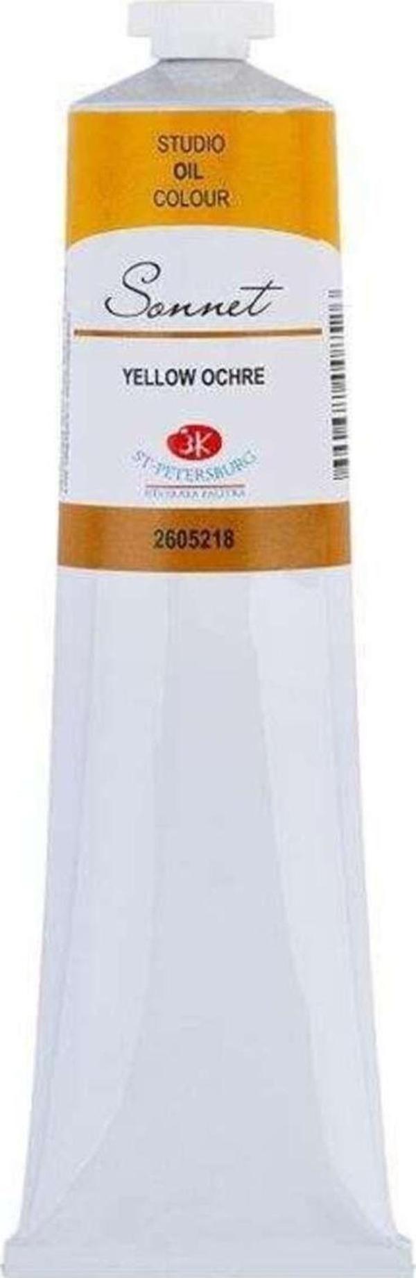 St. Petersburg S.P.Sonnet Studıo Oıl Colour 120Ml 218 Yellow Ochr - Image 1