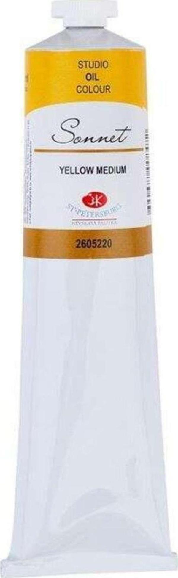 St. Petersburg S.P.Sonnet Studıo Oıl Colour 120Ml 220 Yellow Medıum - Image 1