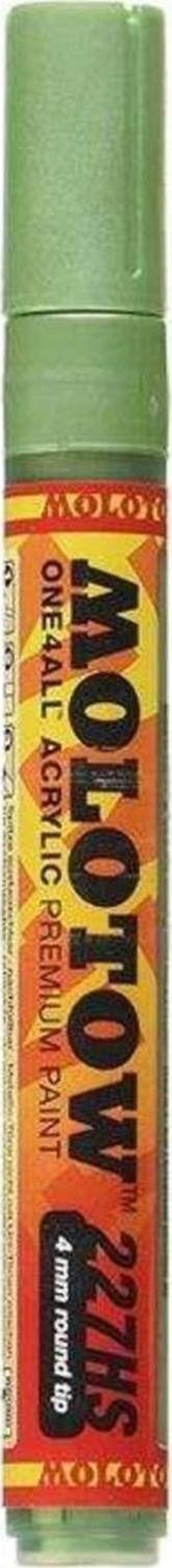 Molotow 227Hs One4All Akrilik Marker Kalem 4 Mm Metallic Light Green 226 - Image 1