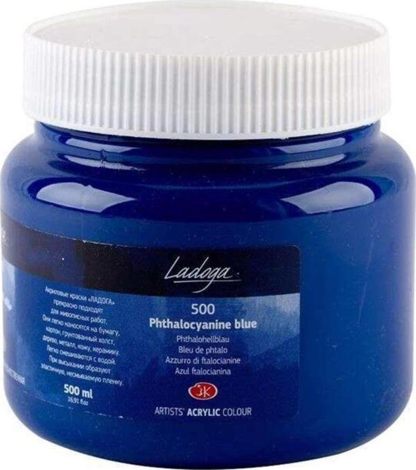 St. Petersburg Ladoga Akrilik Boya 500 Ml Phthalocyanine Blue 500 - Image 1