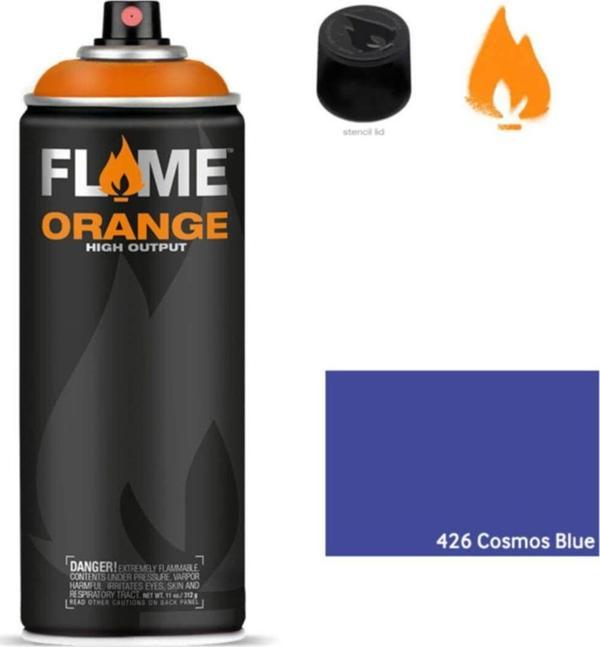 Flame Orange 400Ml Sprey Boya N:426 Cosmos Blue - Image 1