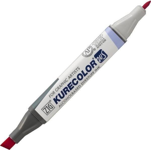 Zig Kurecolor Twin S Grafik Çizim Kalemi 266 Wıne Red - Image 1