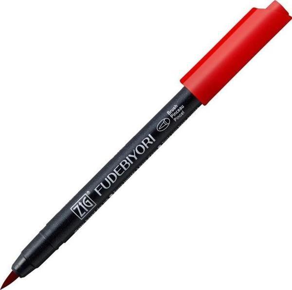 Zig Fudebiyori Brush Pen Fırça Uçlu Kalem 22 CARMINE RED  - Image 1