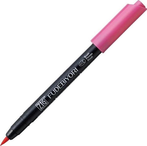 Zig Fudebiyori Brush Pen Fırça Uçlu Kalem 25 PINK - Image 1