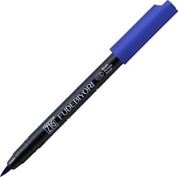 Zig Fudebiyori Brush Pen Fırça Uçlu Kalem 30 BLUE - Image 1
