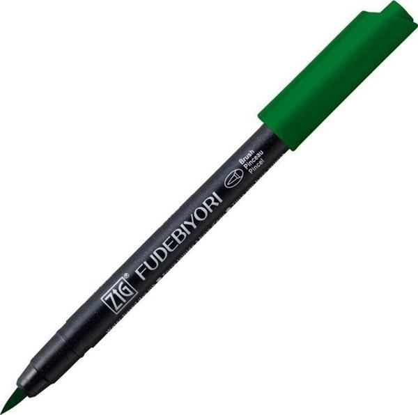 Zig Fudebiyori Brush Pen Fırça Uçlu Kalem 40 GREEN - Image 1