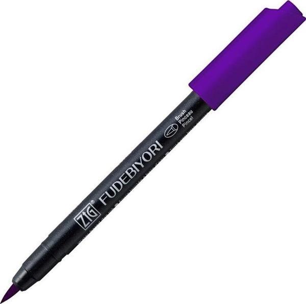 Zig Fudebiyori Brush Pen Fırça Uçlu Kalem 84 DEEP VIOLET - Image 1
