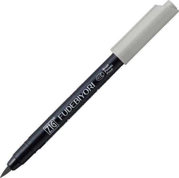 Zig Fudebiyori Brush Pen Fırça Uçlu Kalem 91 LIGHT  GRAY - Image 1