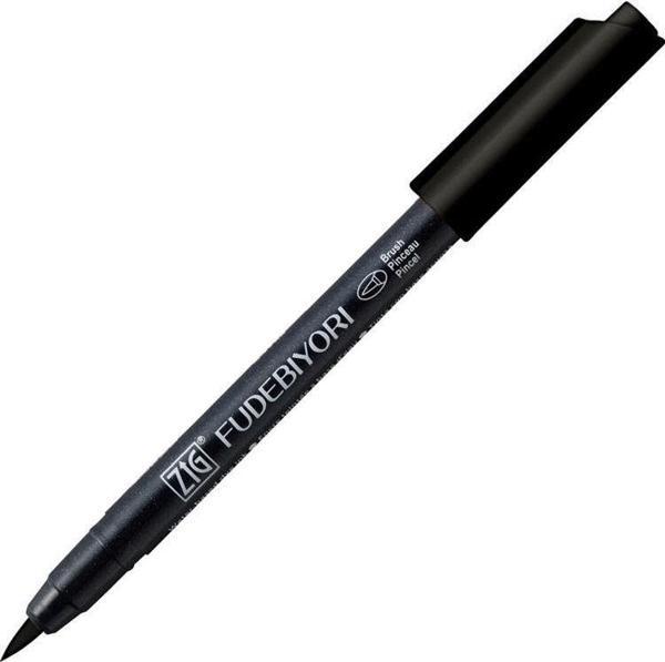 Zig Fudebiyori Brush Pen Fırça Uçlu Kalem 10 BLACK - Image 1