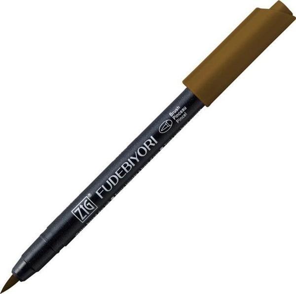 Zig Fudebiyori Brush Pen Fırça Uçlu Kalem 65 MID BROWN - Image 1
