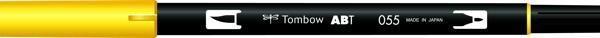 Tombow Dual Brush Pen Grafik Çizim Kalemi 055 Process Yellow - Image 1