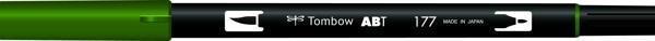 Tombow Dual Brush Pen Grafik Çizim Kalemi 177 Dark Jade - Image 1