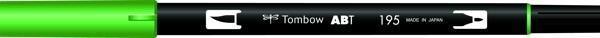 Tombow Dual Brush Pen Grafik Çizim Kalemi 195 Light Green - Image 1