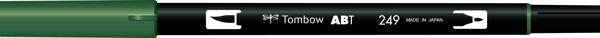 Tombow Dual Brush Pen Grafik Çizim Kalemi 249 Hunter Green - Image 1