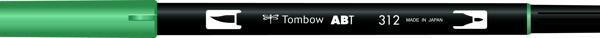 Tombow Dual Brush Pen Grafik Çizim Kalemi 312 Holly Green - Image 1