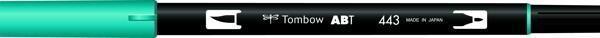 Tombow Dual Brush Pen Grafik Çizim Kalemi 443 Turquoise - Image 1