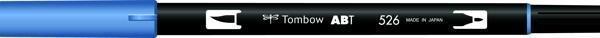 Tombow Dual Brush Pen Grafik Çizim Kalemi 526 True Blue - Image 1