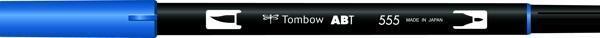 Tombow Dual Brush Pen Grafik Çizim Kalemi 555 Ultramarine - Image 1