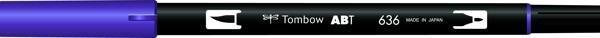Tombow Dual Brush Pen Grafik Çizim Kalemi 636 Imperial Purple - Image 1
