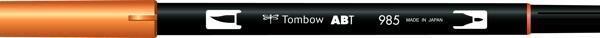 Tombow Dual Brush Pen Grafik Çizim Kalemi 985 Chrome Yellow - Image 1