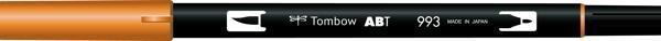 Tombow Dual Brush Pen Grafik Çizim Kalemi 993 Chrome Orange - Image 1