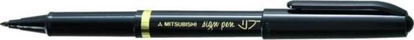 Uni Akrilik Uçlu İmza Kalemi Mitsubishi Sign Pen 1.0 mm Siyah - Image 1