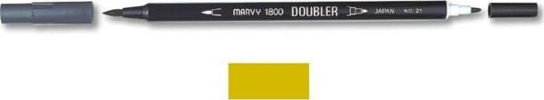 Marvy 1800 Doubler Çift Uçlu Brush Pen 23 GOLD OCHRE - Image 1