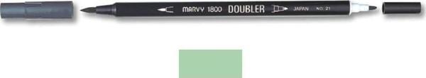 Marvy 1800 Doubler Çift Uçlu Brush Pen 34 PALE GREEN - Image 1