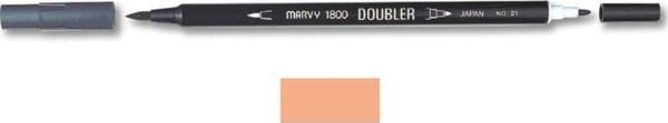 Marvy 1800 Doubler Çift Uçlu Brush Pen 57 ROSE PINK - Image 1