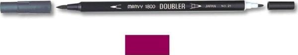 Marvy 1800 Doubler Çift Uçlu Brush Pen 64 PLUM - Image 1