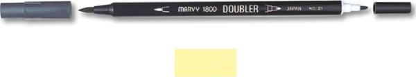Marvy 1800 Doubler Çift Uçlu Brush Pen 68 DAFFADIL YELLOW - Image 1