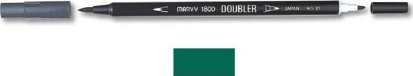 Marvy 1800 Doubler Çift Uçlu Brush Pen 73 TEAL - Image 1