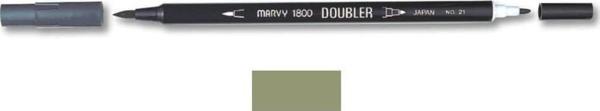 Marvy 1800 Doubler Çift Uçlu Brush Pen 84 TAUPE - Image 1