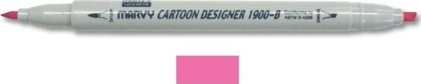 Marvy 1900-B Cartoon Designer Grafik Markör 9 PINK - Image 1