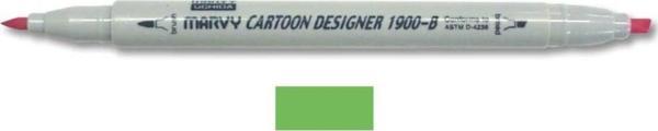 Marvy 1900-B Cartoon Designer Grafik Markör 11 LIGHT GREEN - Image 1