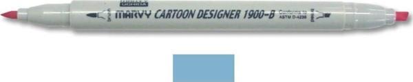 Marvy 1900-B Cartoon Designer Grafik Markör 17 STEEL BLUE - Image 1