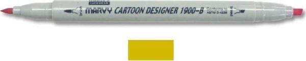 Marvy 1900-B Cartoon Designer Grafik Markör 23 GOLD OCHRE - Image 1